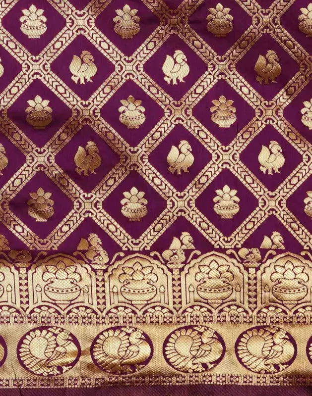 Jacquard Saree  Royal Heritage Collection Jacquard Saree – Design A370
