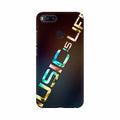 Music is Life Text Mobile Case Cover