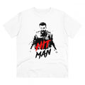 Generic Men's PC Cotton Cricket Design Printed T Shirt (Color: White, Thread Count: 180GSM)