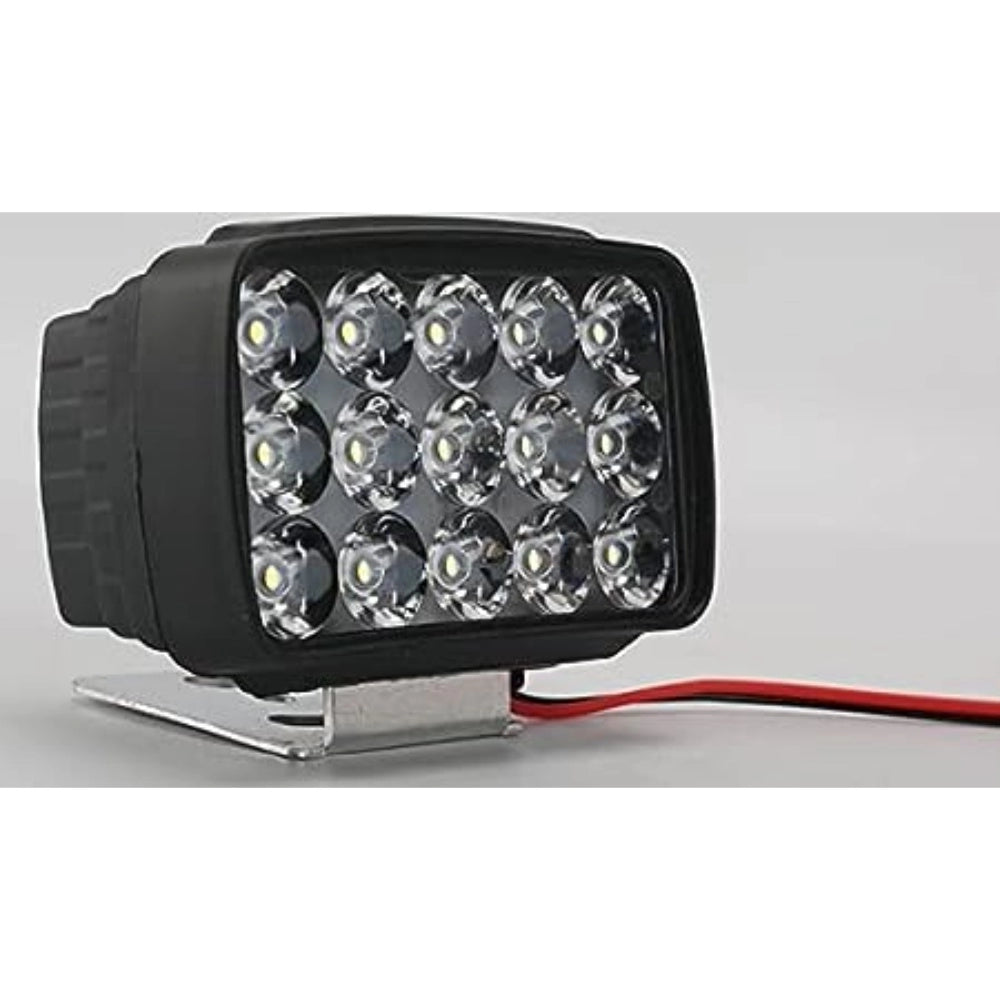 Generic Pack Of 2 15 Led White Bike Led Light Driving Waterproof Headlights Fog Lamp Lighting (White)
