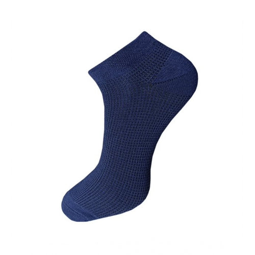 Generic 3_Pair Set Unisex Casual Cotton Solid Ankle Length Socks (Multicolor)