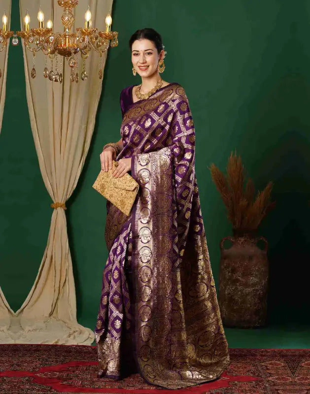 Jacquard Saree  Royal Heritage Collection Jacquard Saree – Design A370