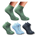 Generic 3_Pair Set Unisex Casual Cotton Printed Low Cut Socks (Multicolor)