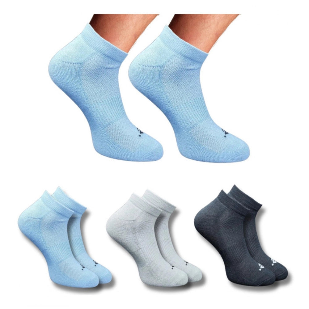 Generic 3_Pair Set Unisex Casual Cotton Printed Low Cut Socks (Multicolor)