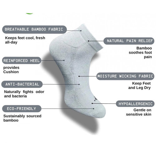 Generic 3_Pair Set Unisex Casual Cotton Printed Low Cut Socks (Multicolor)
