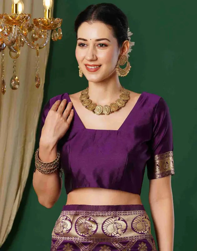 Jacquard Saree  Royal Heritage Collection Jacquard Saree – Design A370