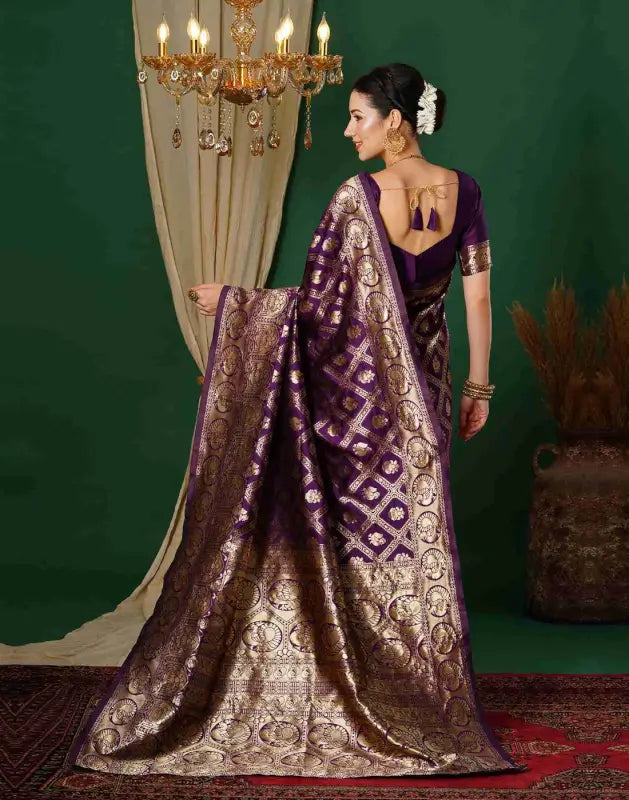 Jacquard Saree  Royal Heritage Collection Jacquard Saree – Design A370